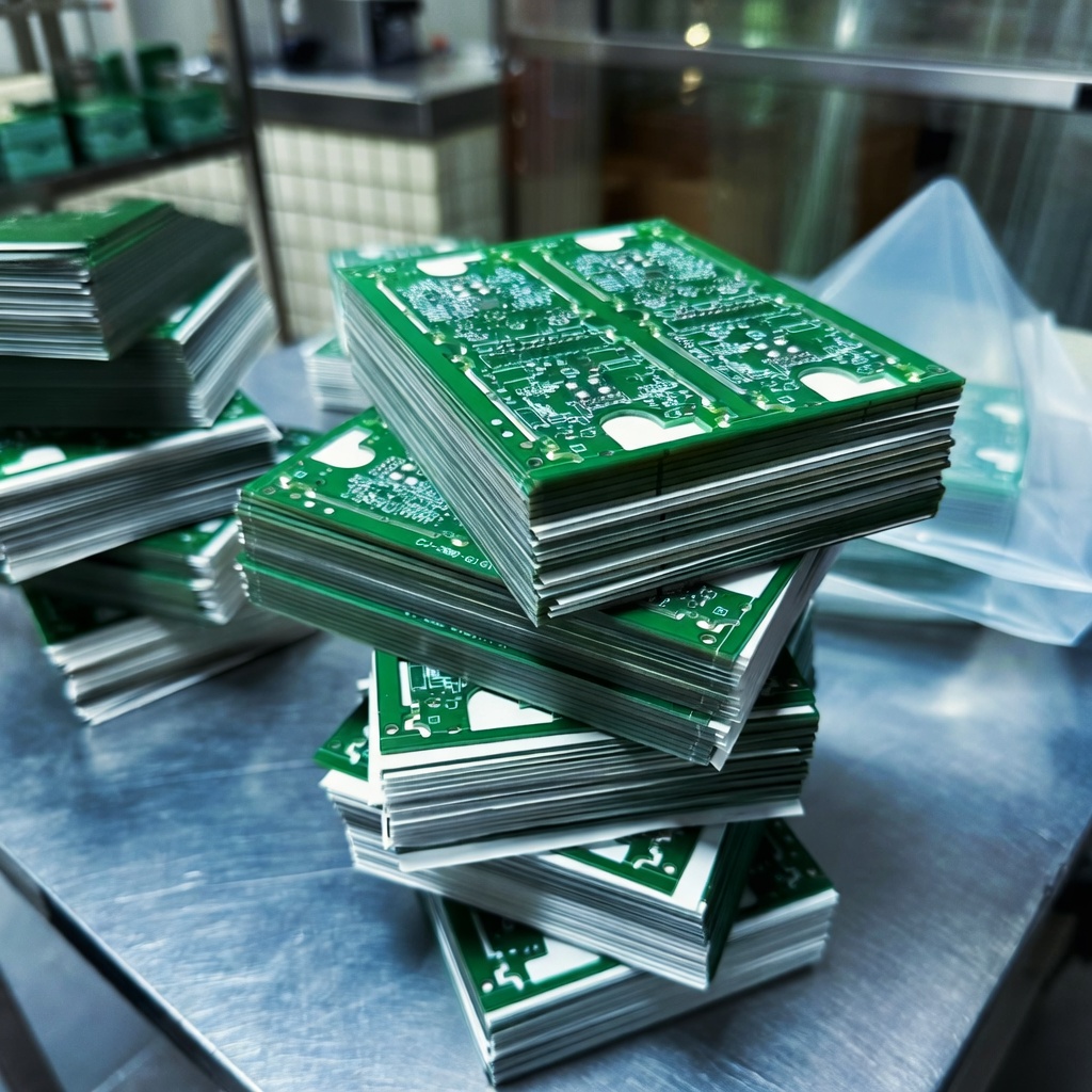 PCB panel in conveyor system