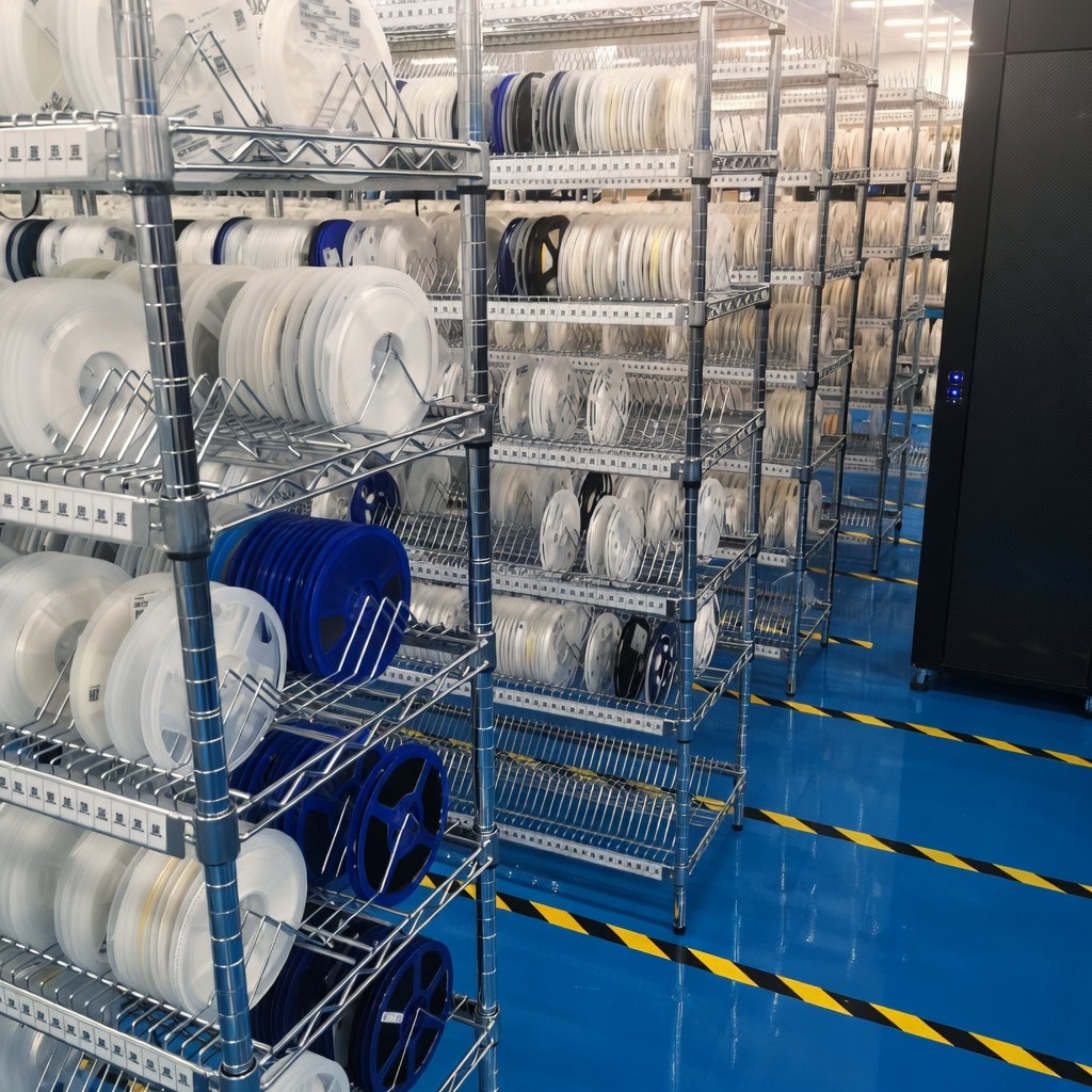Component reel storage racks