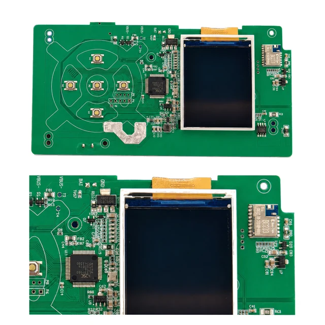 Representative LCD, button, and wireless HMI PCBA for air-compression recovery boots
