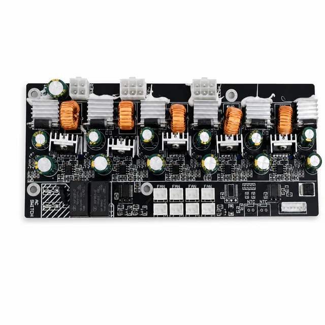 Multi-channel LED therapy driver PCBA with repeated power stages