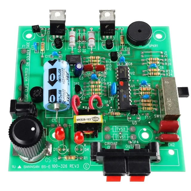 Representative transmitter PCBA for an underground pet boundary system