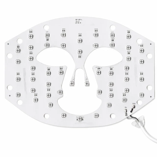 Flexible LED therapy mask controller — engineering project view 1