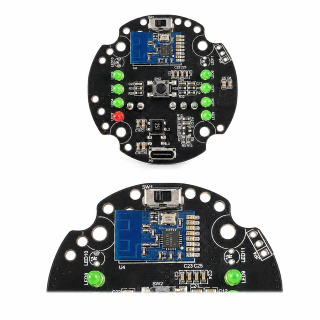 Connected Vibrating Foam Roller Control PCBA — engineering project view 1