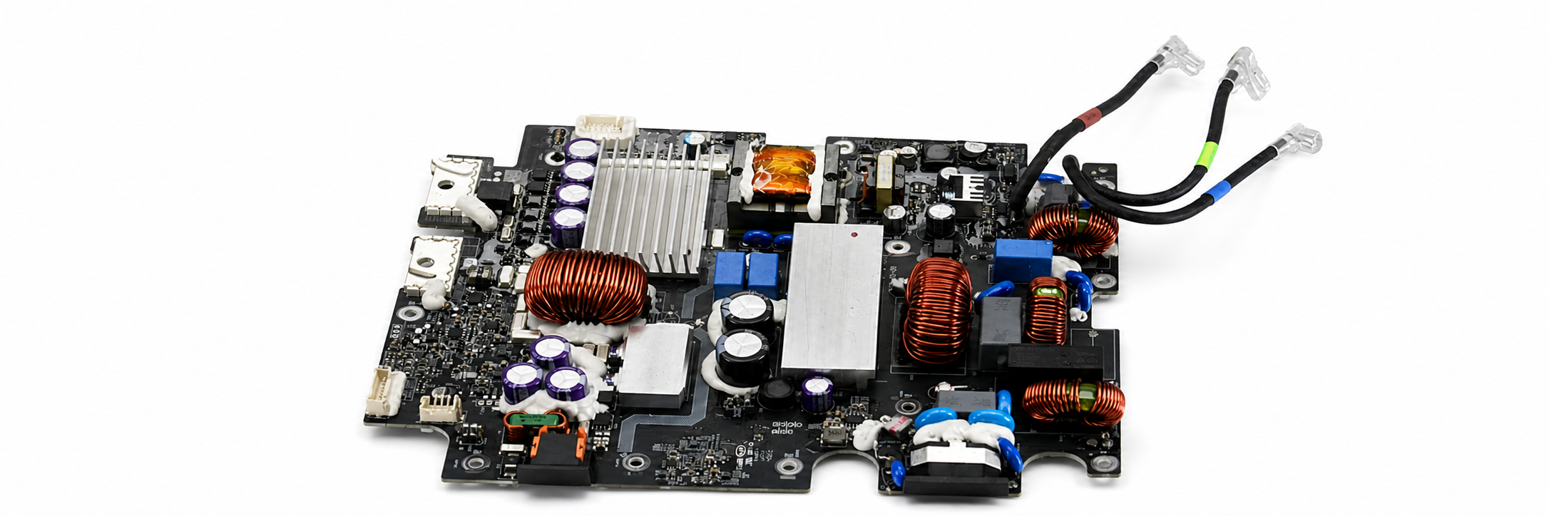 Power electronics PCBA prepared for engineering review and production