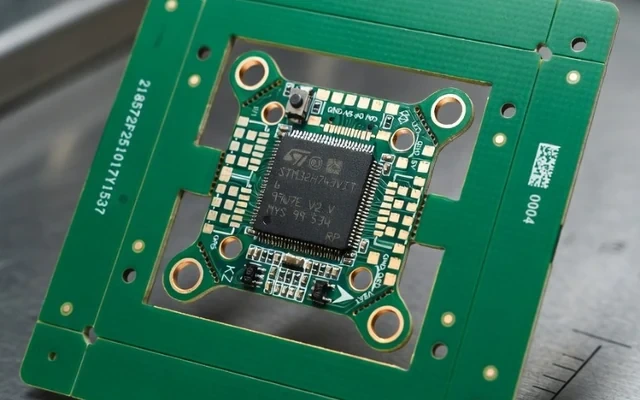 Automotive control module panelized PCBA