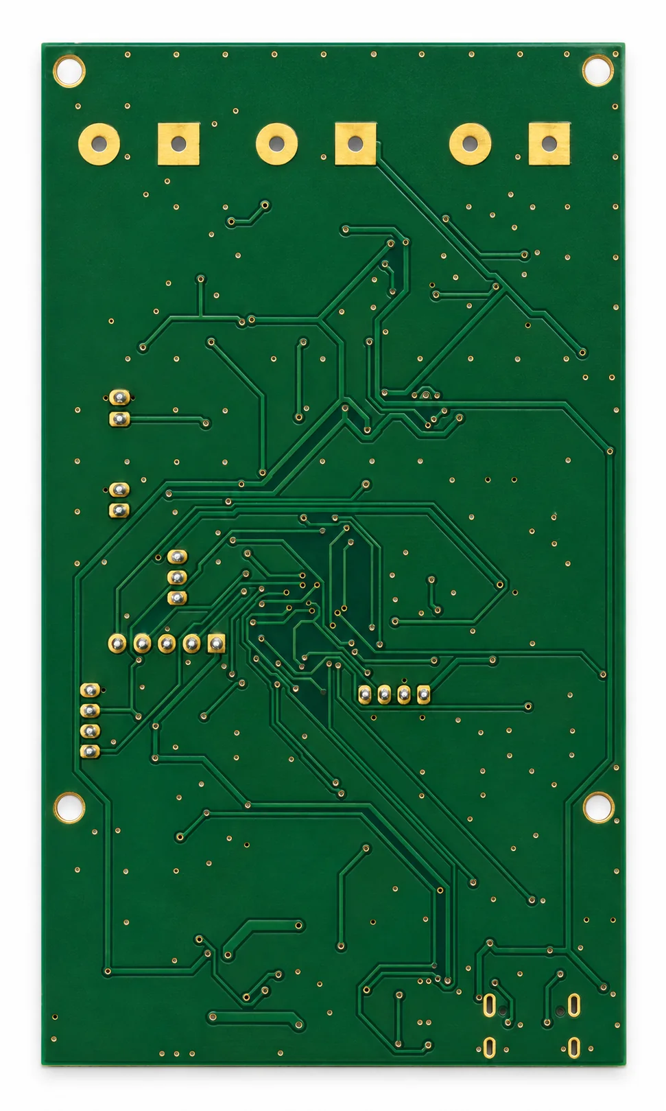 Portable espresso controller PCB design, copper-routing side