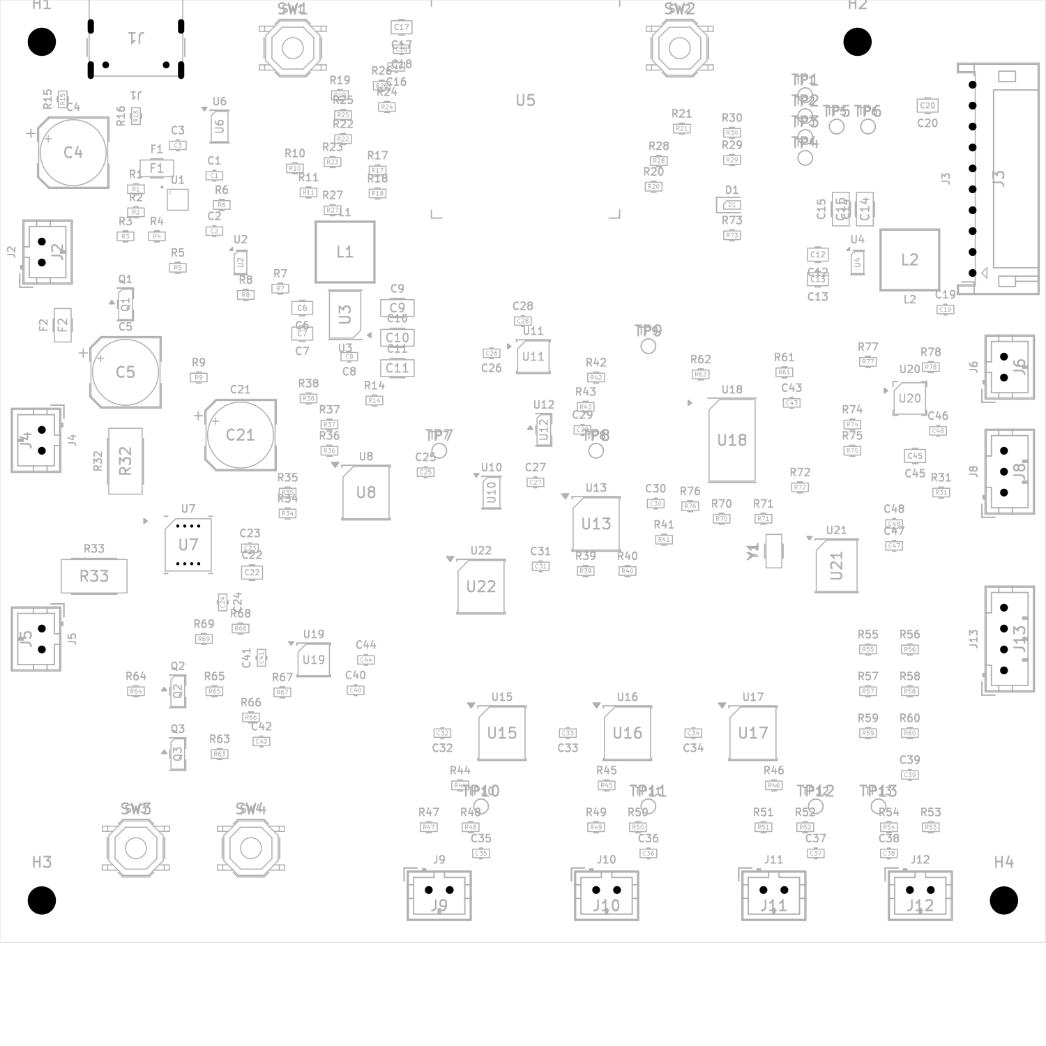 Main v0.3 2D assembly drawing