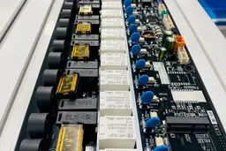 Through-hole PCB assembly