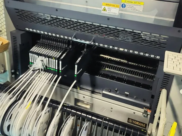 SMT production line in operation